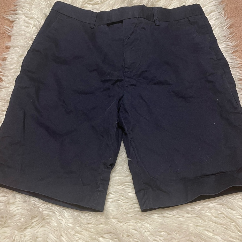 HM Men's Navy Short ( 32R)